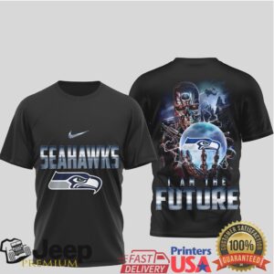 Seattle Seahawks “I Am The Future” Terminator Cyber Graphic T Shirt