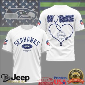 Seattle Seahawks Nurse T Shirt National Nurse Day Seahawks Gear Seattle Seahawks Nurse T Shirt National Nurse Day Seahawks Gear
