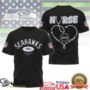 Seattle Seahawks Nurse T Shirt National Nurse Day Seahawks Gear