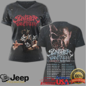 Slaughter To Prevail The Grizzly Winter UK & Europe Tour 2026 Shirt