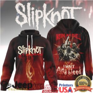 Slipknot 25th Anniversary I Wait And Bleed Inside My Shell Tour t shirt