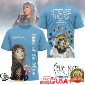 Stevie Nicks Sister of the Moon Moody Center Austin TX 2026 Tour T Shirt