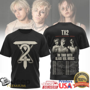 TX2 On Tour With Black Veil Brides North America 2026 Concert Shirt