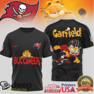 Tampa Bay Buccaneers Garfield Pirate NFL Fan T Shirt