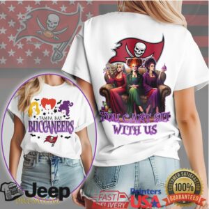 Tampa Bay Buccaneers Halloween Shirt Sanderson Sisters You Can’t Sit With Us T Shirt Tampa Bay Buccaneers Halloween Shirt Sanderson Sisters You Can’t Sit With Us T Shirt
