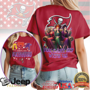 Tampa Bay Buccaneers Halloween Shirt Sanderson Sisters You Can't Sit With Us T Shirt