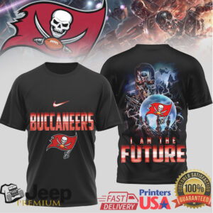 Tampa Bay Buccaneers “I Am The Future” Robotic Skull T Shirt