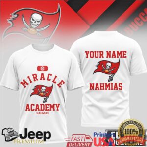 Tampa Bay Buccaneers Miracle Academy Custom Name T Shirt