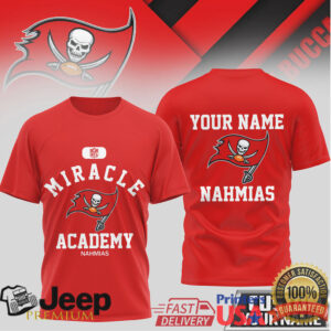 Tampa Bay Buccaneers Miracle Academy Custom Name T Shirt