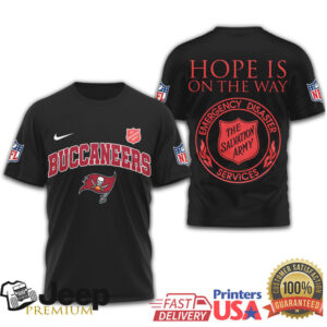 Tampa Bay Buccaneers Salvation Army Hope Is On The Way Charity Tee