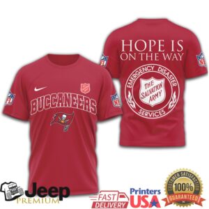 Tampa Bay Buccaneers Salvation Army Hope Is On The Way Charity Tee