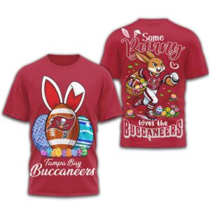 Tampa Bay Buccaneers Some Bunny Loves The Buccaneers Easter T Shirt