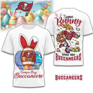 Tampa Bay Buccaneers Some Bunny Loves The Buccaneers Easter T Shirt