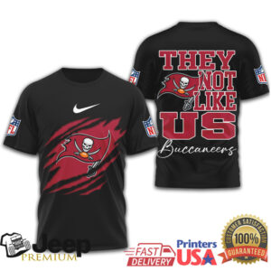 Tampa Bay Buccaneers “They Not Like Us” Claw Design T Shirt