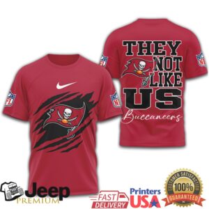 Tampa Bay Buccaneers “They Not Like Us” Claw Design T Shirt