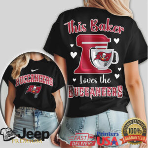 Tampa Bay Buccaneers This Baker Loves The Buccaneers Baking Theme Tee