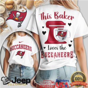 Tampa Bay Buccaneers This Baker Loves The Buccaneers Baking Theme Tee