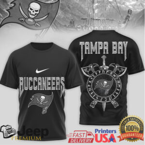 Tampa Bay Buccaneers Viking Longship & Pirate Skull Battle Tee
