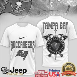 Tampa Bay Buccaneers Viking Longship & Pirate Skull Battle Tee