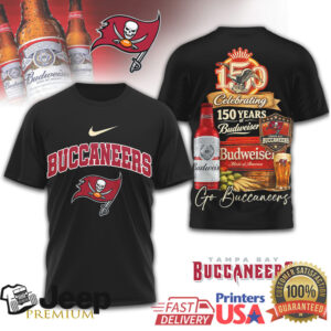 Tampa Bay Buccaneers x Budweiser 150 Years Celebration Collector's Tee