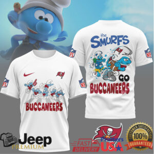 Tampa Bay Buccaneers x The Smurfs NFL Football Graphic Tee