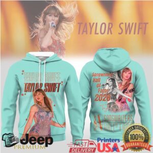 Taylor Swift Songwriters Hall of Fame 2026 Eras Tribute Hoodie & Tee Taylor Swift Songwriters Hall of Fame 2026 Eras Tribute Hoodie & Tee