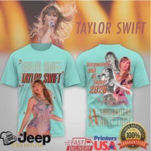 Taylor Swift Songwriters Hall of Fame 2026 Eras Tribute Hoodie & Tee