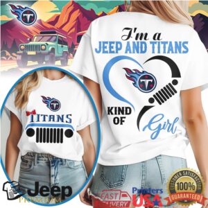 Tennessee Titans Jeep Girl Shirt Titans Fan Off Roading T Shirt