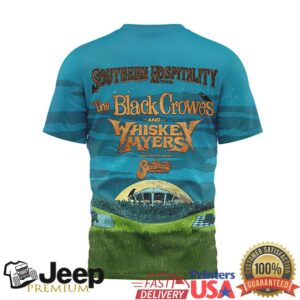 The Black Crowes & Whiskey Myers Southern Hospitality Tour 2024 Tee The Black Crowes & Whiskey Myers Southern Hospitality Tour 2024 Tee