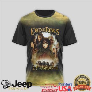 The Lord of the Rings 25th Anniversary “One Ring” All Over Print Movie Tee