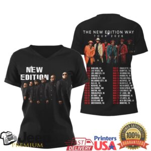 The New Edition Way Tour 2026 Concert T Shirt With Dates The New Edition Way Tour 2026 Concert T Shirt With Dates