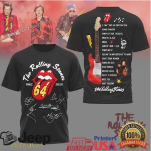 The Rolling Stones 64th Anniversary 1962 2026 Signature Setlist Apparel The Rolling Stones 64th Anniversary 1962 2026 Signature Setlist Apparel