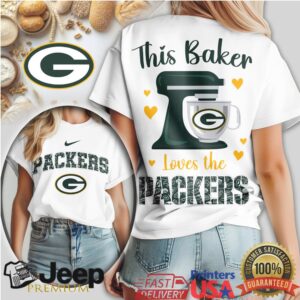 This Baker Loves The Green Bay Packers Kitchen Stand Mixer T Shirt