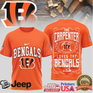 This Carpenter Loves The Cincinnati Bengals NFL Fan T Shirt