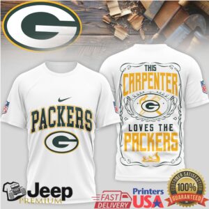This Carpenter Loves The Green Bay Packers NFL Football T Shirt