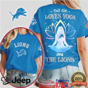 This Girl Loves Yoga and the Lions NFL Women’s Football Shirt This Girl Loves Yoga and the Lions NFL Women’s Football Shirt