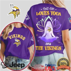 This Girl Loves Yoga and the Minnesota Vikings Spiritual Fan Women’s Shirt This Girl Loves Yoga and the Minnesota Vikings Spiritual Fan Women’s Shirt