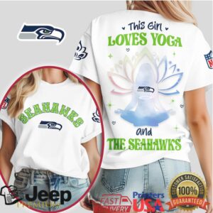 This Girl Loves Yoga and the Seahawks NFL Namaste Fan Tee