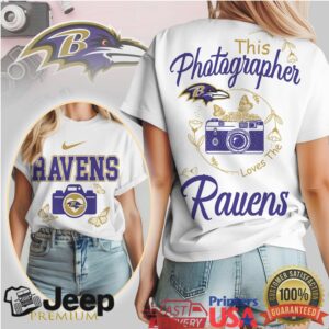 This Photographer Loves The Ravens T Shirt Baltimore Football Fan Tee