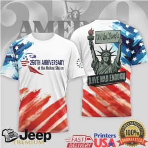 USA 250th Anniversary Liberty We The People Patriotic T Shirt