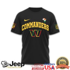 Washington Commanders Black History Month T Shirt Pan African Colors Washington Commanders Black History Month T Shirt Pan African Colors