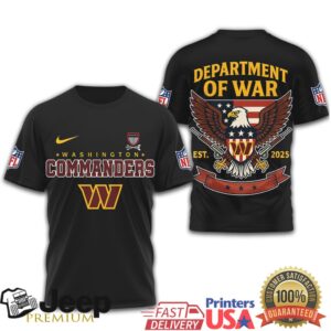 Washington Commanders Department of War 2025 Patriotic Eagle NFL Shirt Washington Commanders Department of War 2025 Patriotic Eagle NFL Shirt
