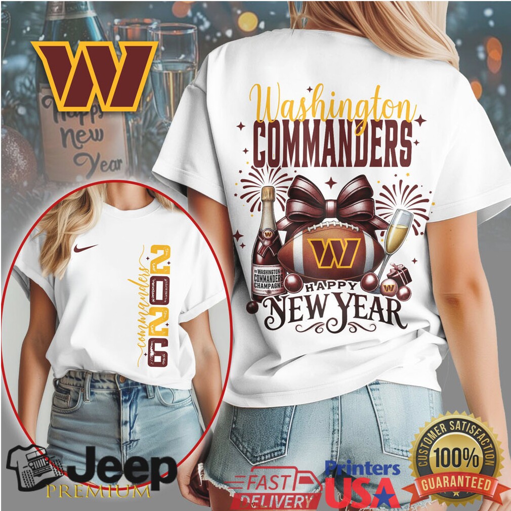 Washington Commanders Happy New Year 2026 Festive Sports Shirt Washington Commanders Happy New Year 2026 Festive Sports Shirt