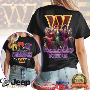 Washington Commanders Hocus Pocus Witches You Can’t Sit With Us Shirt Washington Commanders Hocus Pocus Witches You Can’t Sit With Us Shirt