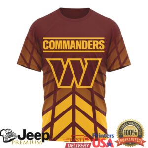 Washington Commanders NFL FLAG Play Football Sublimated T Shirt