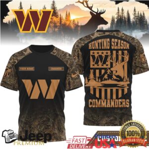 Washington Commanders Personalized Camo Hunting Season T Shirt Washington Commanders Personalized Camo Hunting Season T Shirt