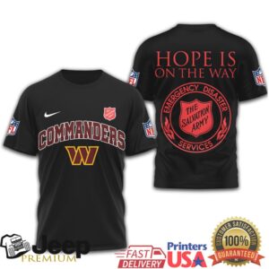 Washington Commanders Salvation Army Emergency Disaster Services Tee