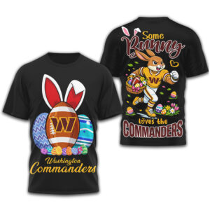 Washington Commanders Some Bunny Loves The Commanders Easter T Shirt Washington Commanders Some Bunny Loves The Commanders Easter T Shirt