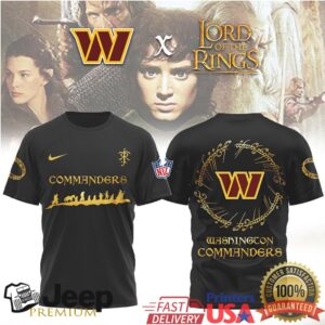 Washington Commanders x Lord of the Rings One Team To Rule Them All Tee Washington Commanders x Lord of the Rings One Team To Rule Them All Tee