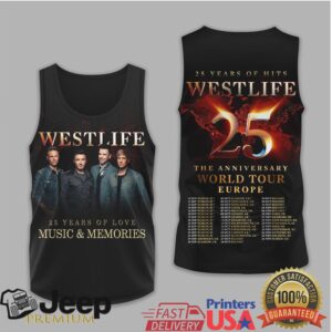 Westlife 25 Years of Hits World Tour Europe Anniversary Merchandise Westlife 25 Years of Hits World Tour Europe Anniversary Merchandise